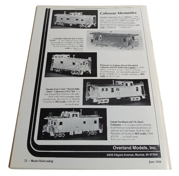 Model Railroading Magazine (June, 1988)