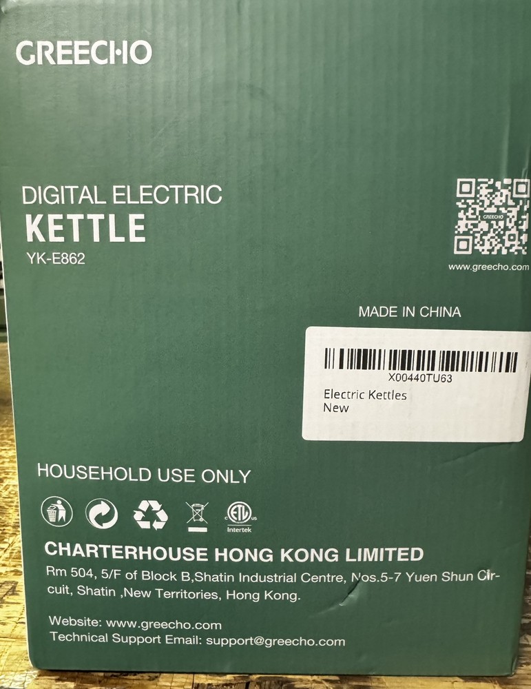 1.7L Electric Kettle Temperature Control & LED Display Auto Shut-Off Quick Boil