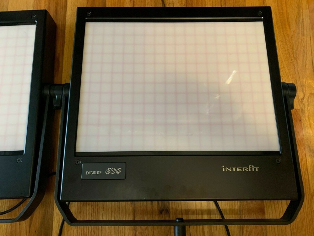 Two Interfit DigiLite Fluorescent Light Panels