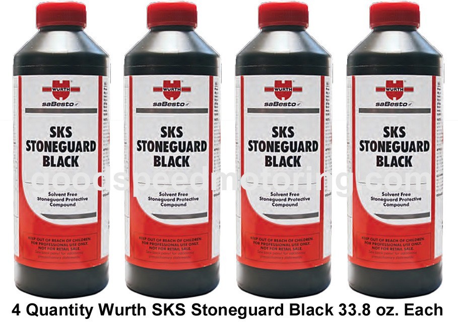 Wurth SKS Stoneguard Black - 4 Pack - 8900301
