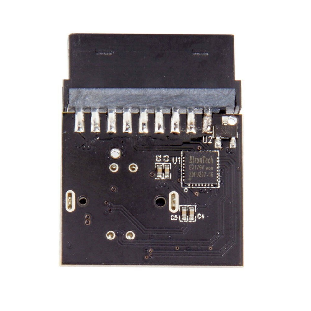 Front Panel Socket USB 3.1 to USB 3.0 20Pin Header Male Extension Adapter