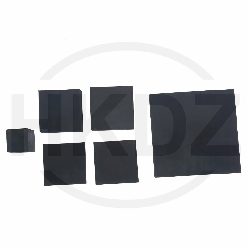 Black Rubber Sheets Pad Vibration Damping Wear Buffer Pads Thickess 5mm -50mm