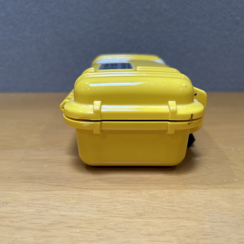 Pelican 1030 Micro Case Series Yellow Waterproof Used