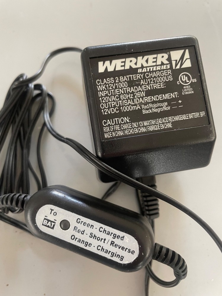 WERKER CLASS 2 BATTERY CHARGER