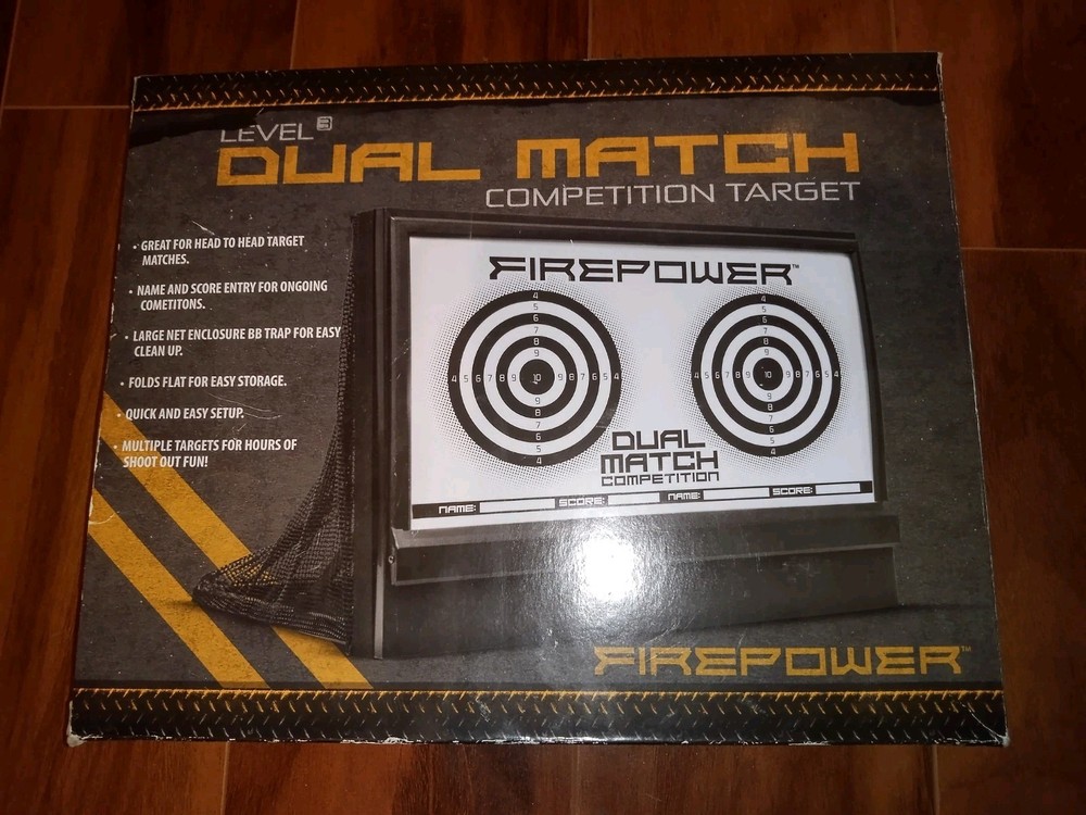Level 3 Dual Match Competition Target Fire Power