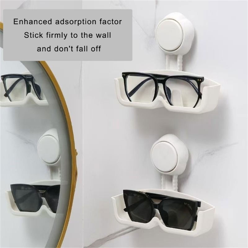 Practical Suction Cup Glasses Stand Convenient for Quick and Easy Access