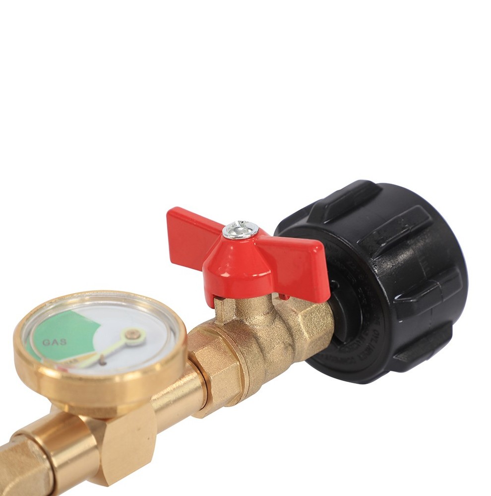 With Gauge & Control Valve Propane Refill Kit for Bottles