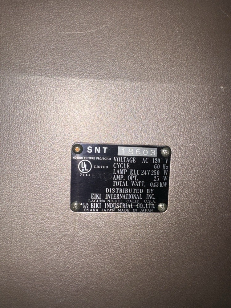 Eiki SNT Projector Cover