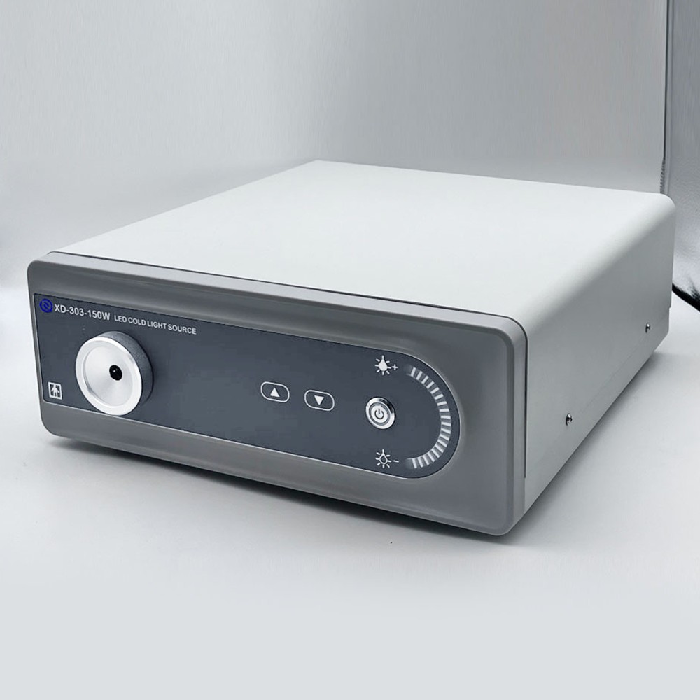 150W LED Medical Cold Light Source with Touch Switch for Endoscope Microscope