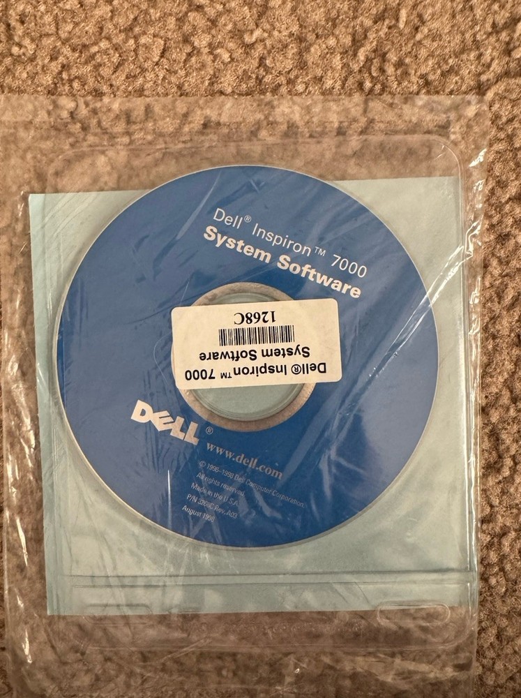 Dell Inspiron 7000 System Software CD ROM Disc New Sealed
