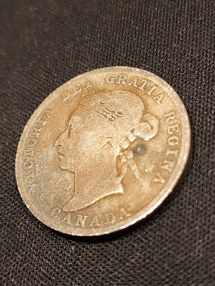 1888 Canada 25 Cents Silver Coin