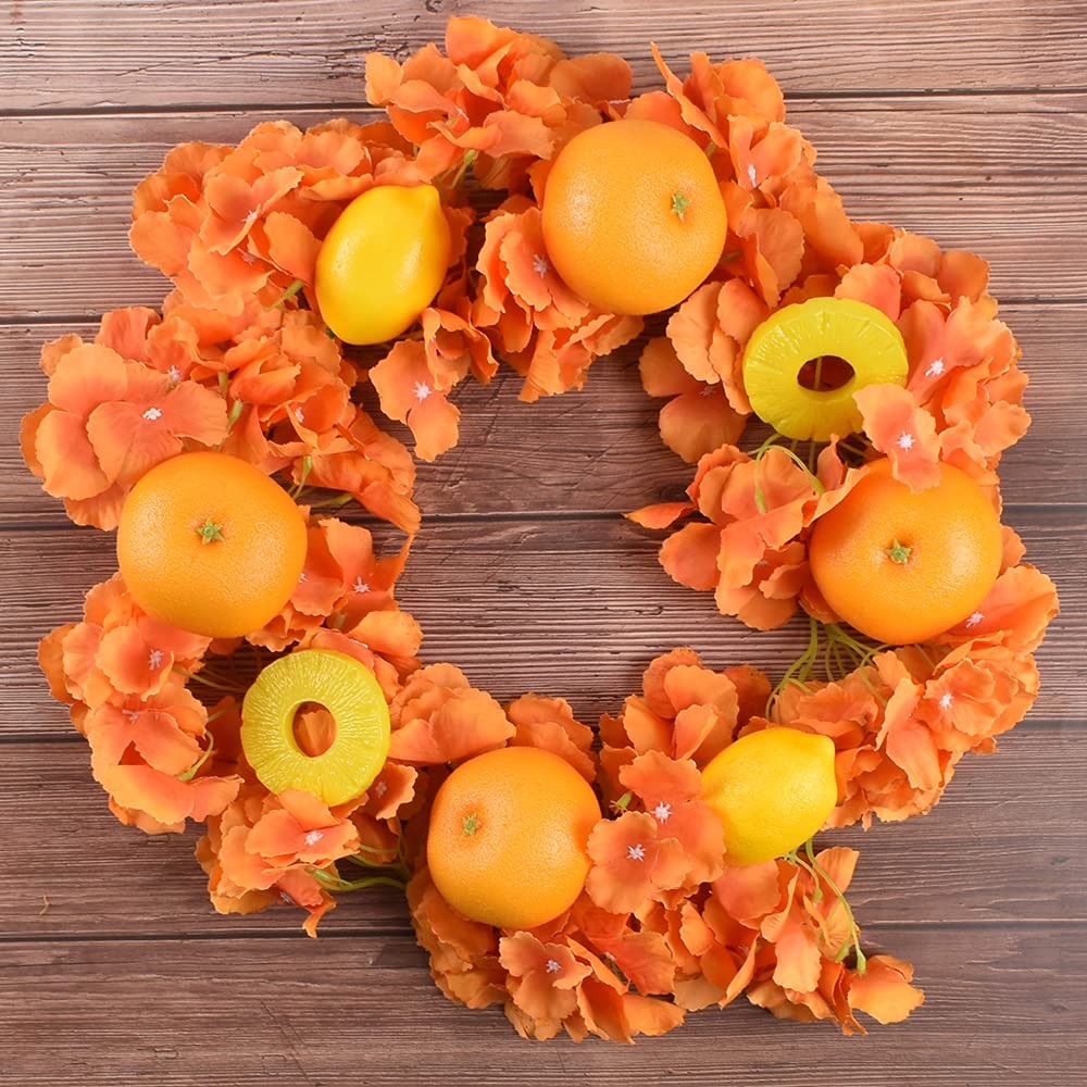 Luckforest 6 PCS Artificial Oranges Set Lifelike 6pcs
