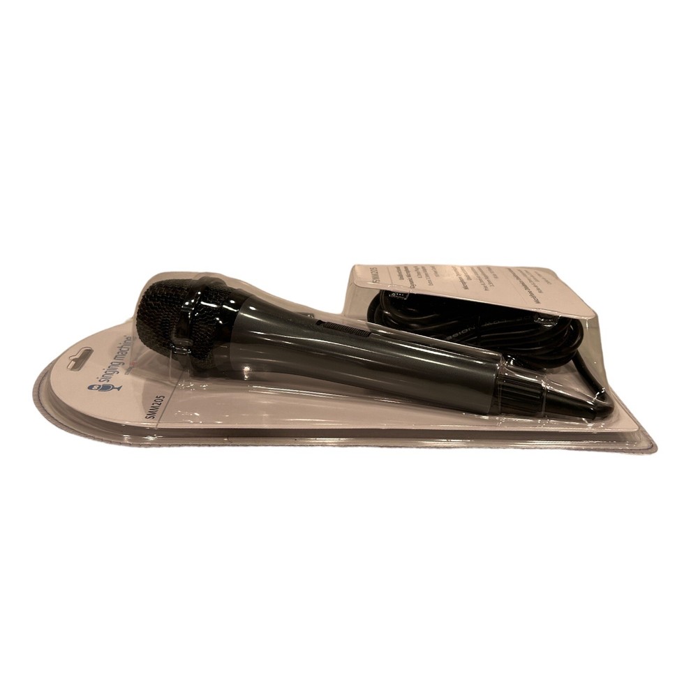 Singin Machine SMM205 Karaoke Machine Uni-Directional Dynamic Microphone 10 ft