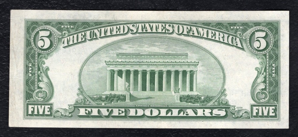 FR. 1655 1953 $5 FIVE DOLLARS SILVER CERTIFICATE CURRENCY NOTE GEM UNCIRCULATED