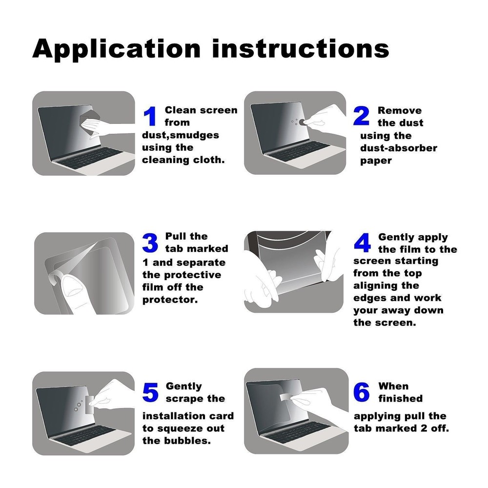2 X Anti-peeping Screen Protector For Thinkpad L14 Gen5