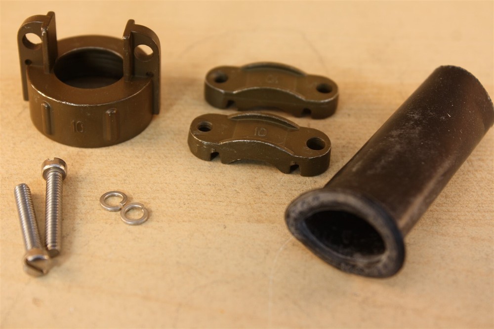 4 ea, MS3057-10A Mil Spec Circular Connector Clamp