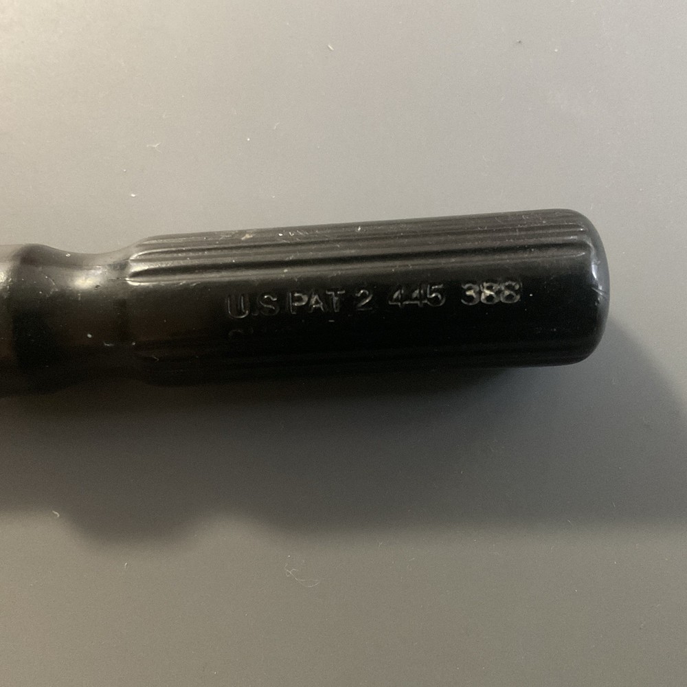 Quick Wedge screw holding screwdriver #1734 black handle