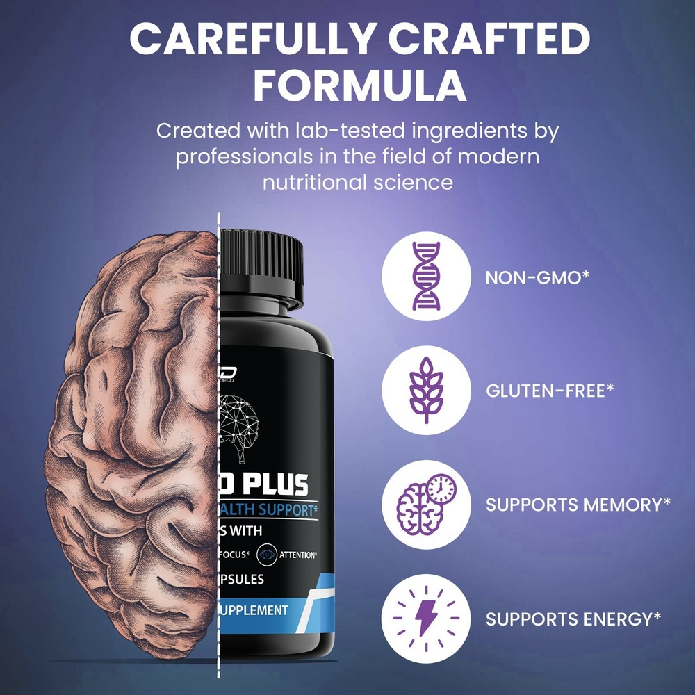 (2 Pack) Neuro Plus Brain Supplement - NeuroPlus for Memory, Focus, Attention