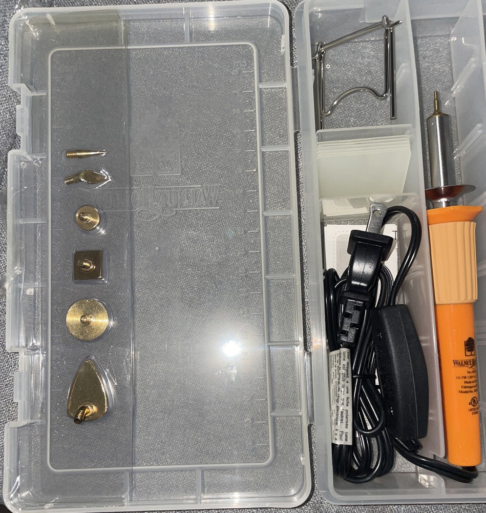 Walnut Hollow 2005 Creative Textile Fabric Tool #26032 Seven Hot Points & Case