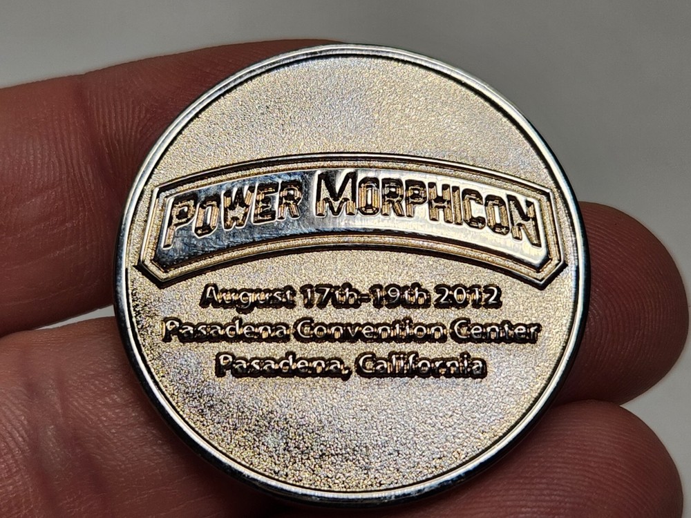 Power Rangers Power Morphicon Convention Coin 2012