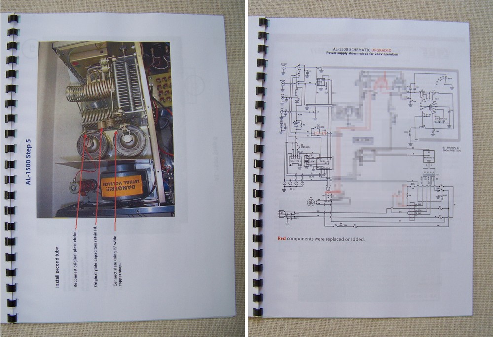 AMERITRON AL-1500 Amplifier Manual & Upgrades