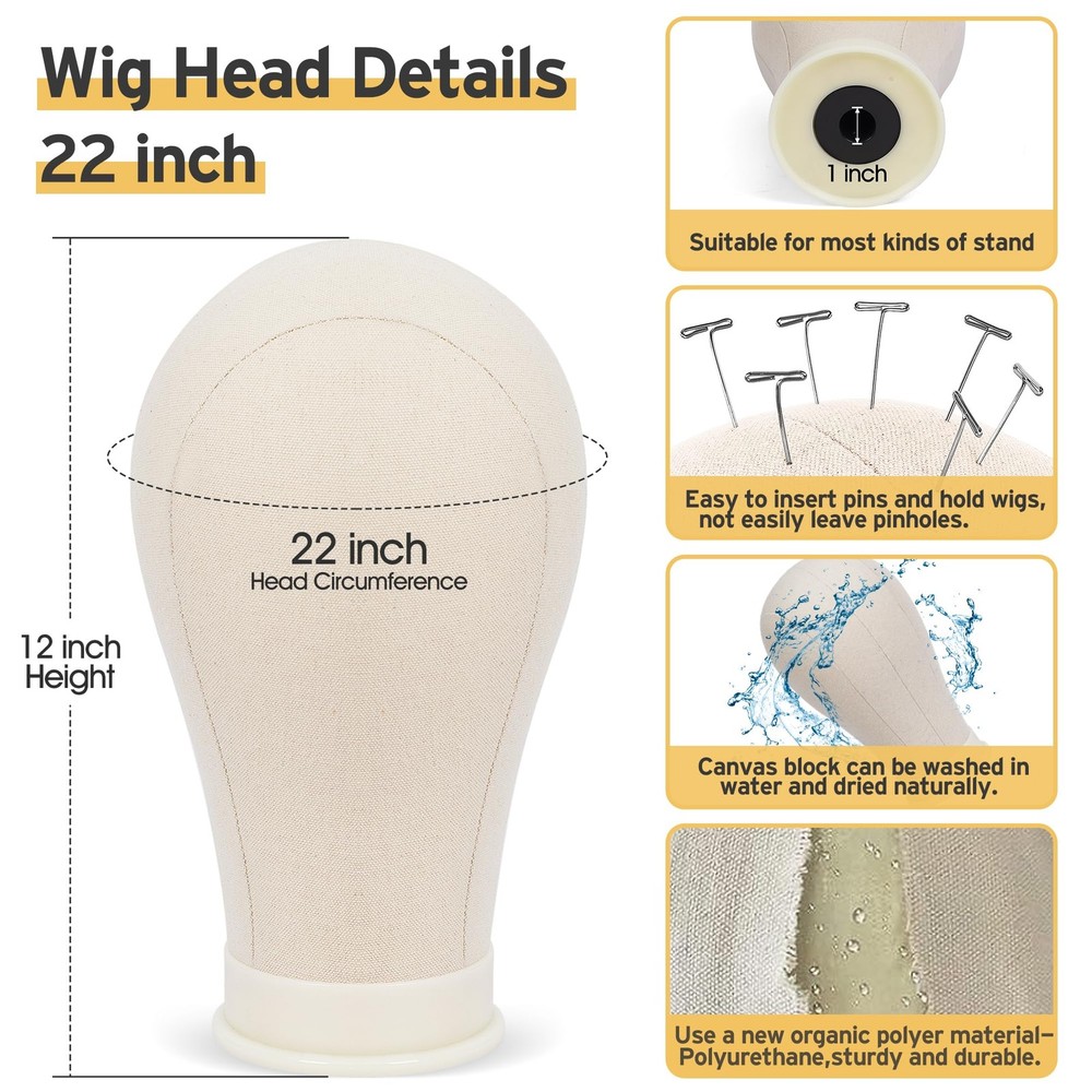 Mannequin Stand with Head for Desktop, Rose Golden