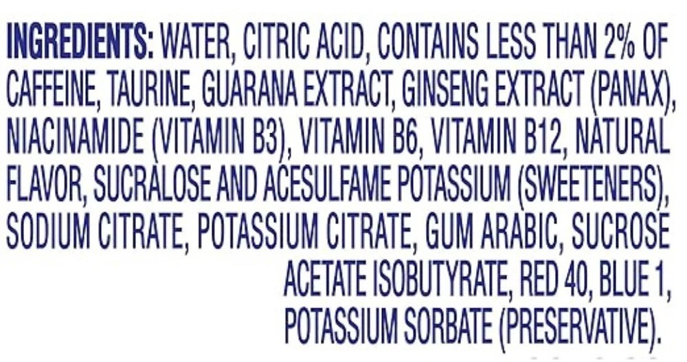Crystal Light Liquid Cherry Splash Energy Drink Mix