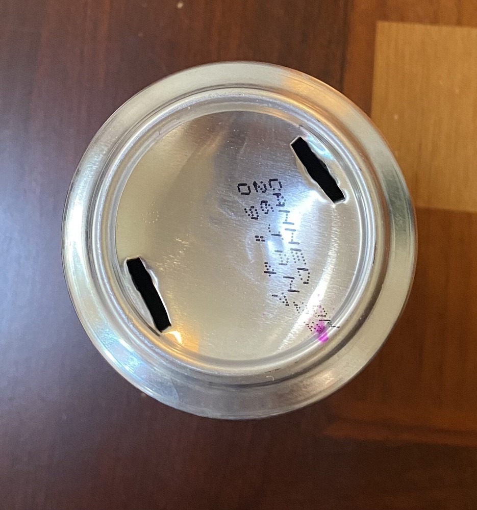 Denver Beer Co Graham Cracker Porter Empty Beer Can Bottom Opened