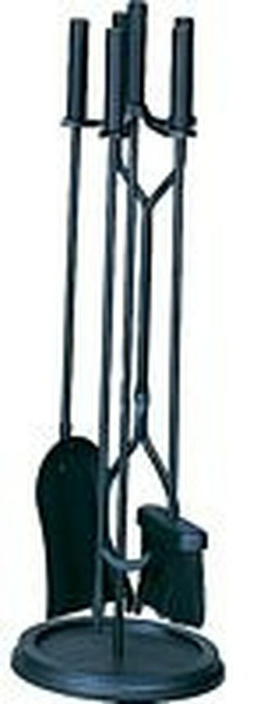 5 Piece Black Fireset - 31" H