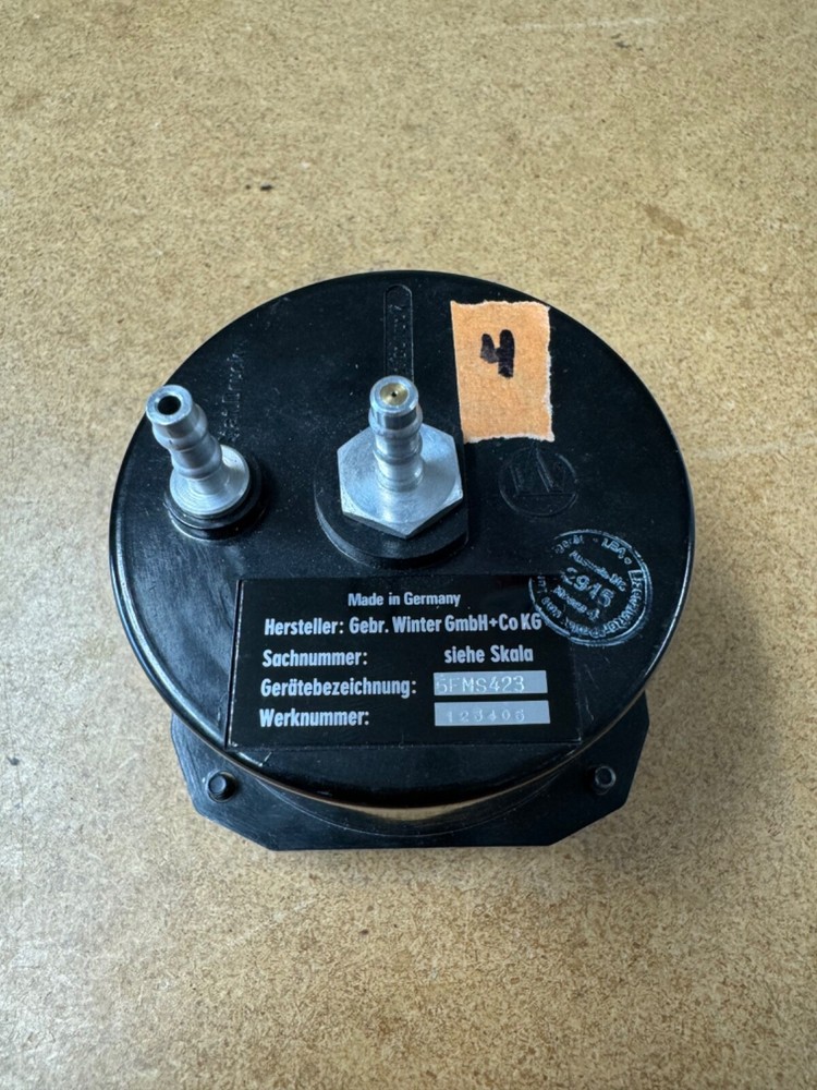 Winter 6FMS423 Airspeed indicator