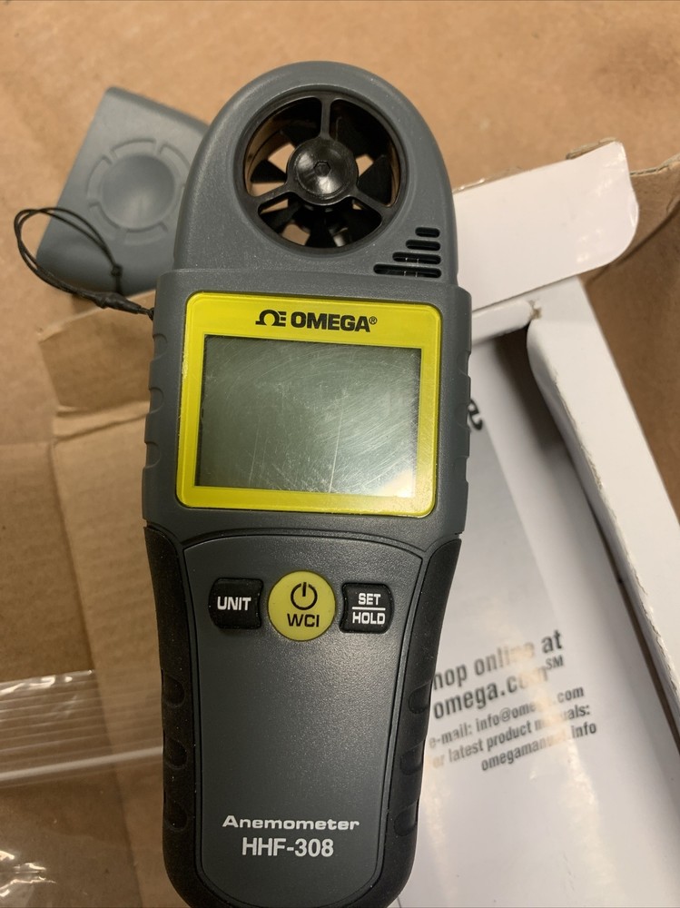 Omega Handheld Anemometer with Wind Chill Function HHF-308