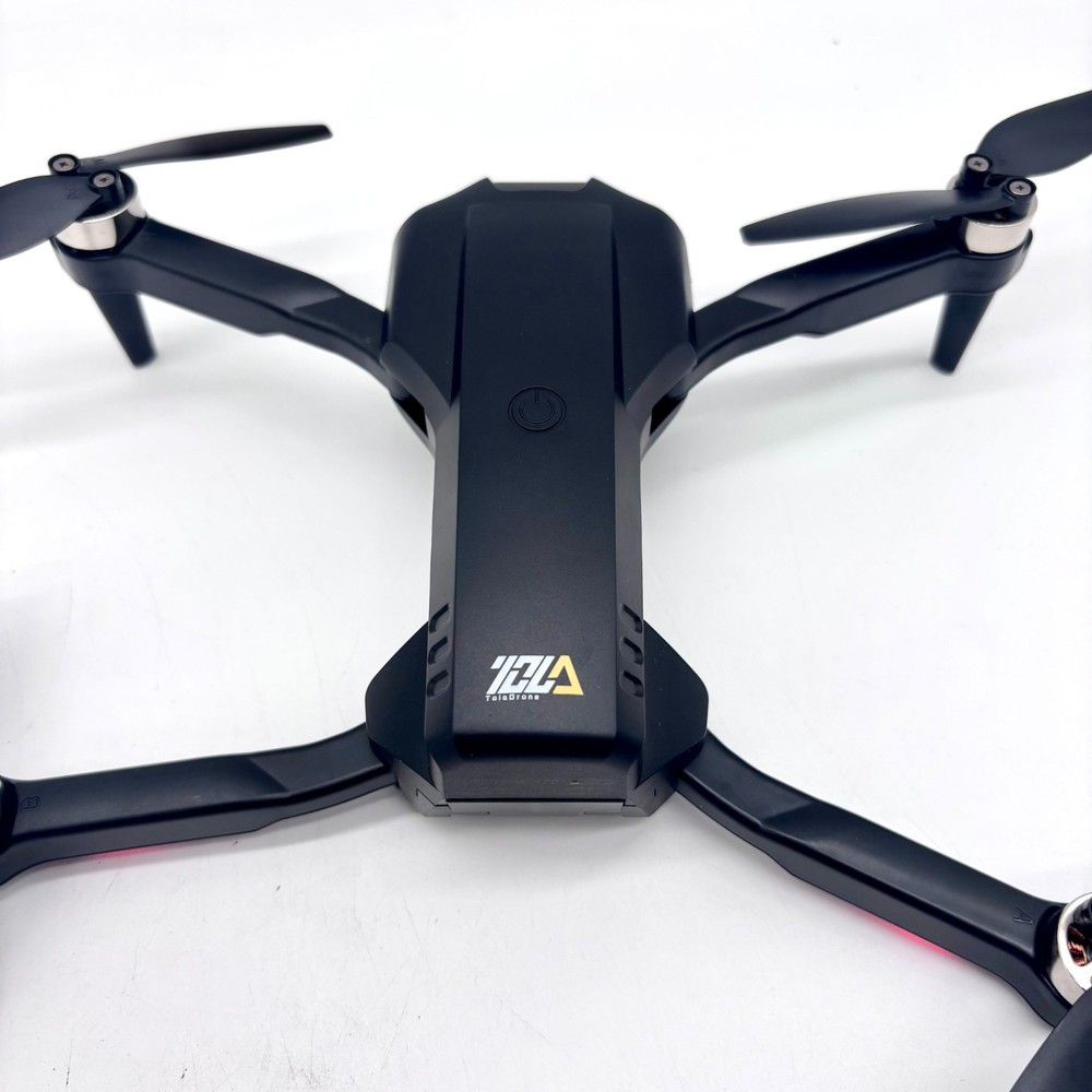 Toladrone TD12 LCD Brushless Motor Foldable Drone With Camera - Black