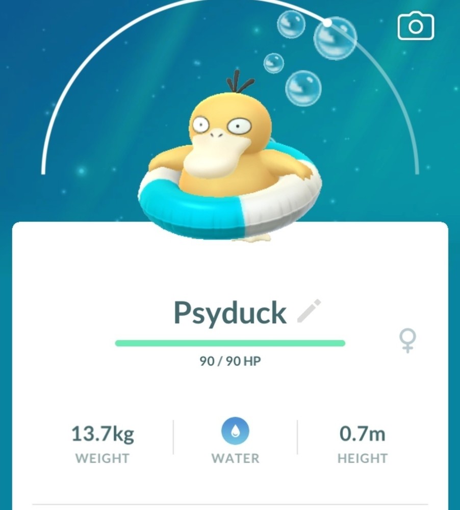 Pokémon Floaty Psyduck Go TD