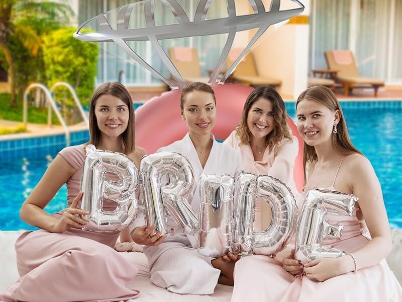 Diamond Ring Bachelorette Pool float Beach & Party Inflatable Floatie for bride
