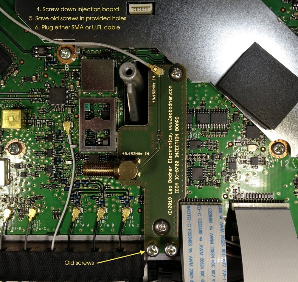 Leo Bodnar Icom IC-9700 Reference Injection Board