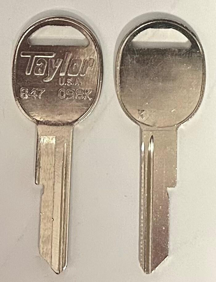 Taylor B47 098K Key Blank uncut (1 Pc)