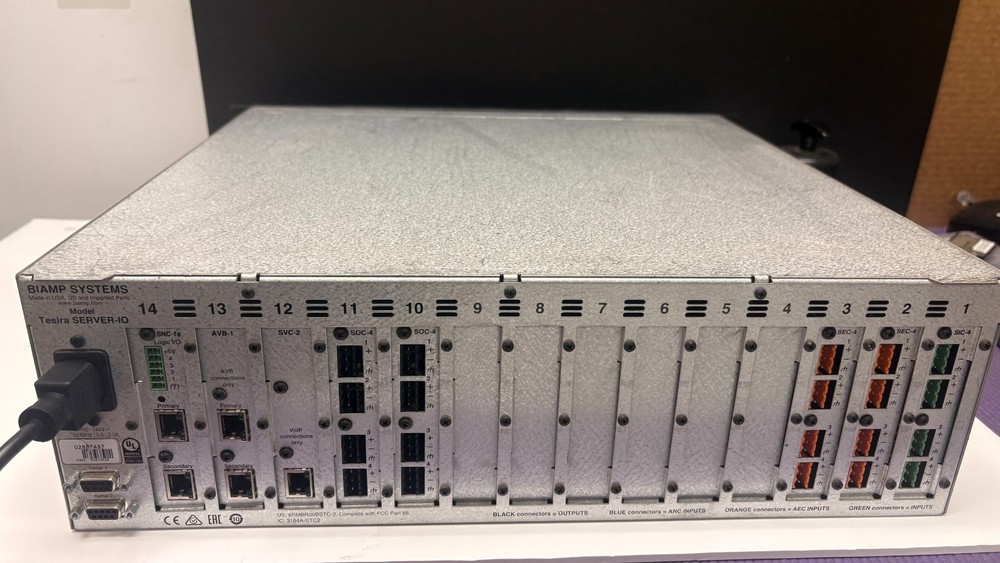 BIAMP TESIRA SERVER-IO (WITH CARDS)