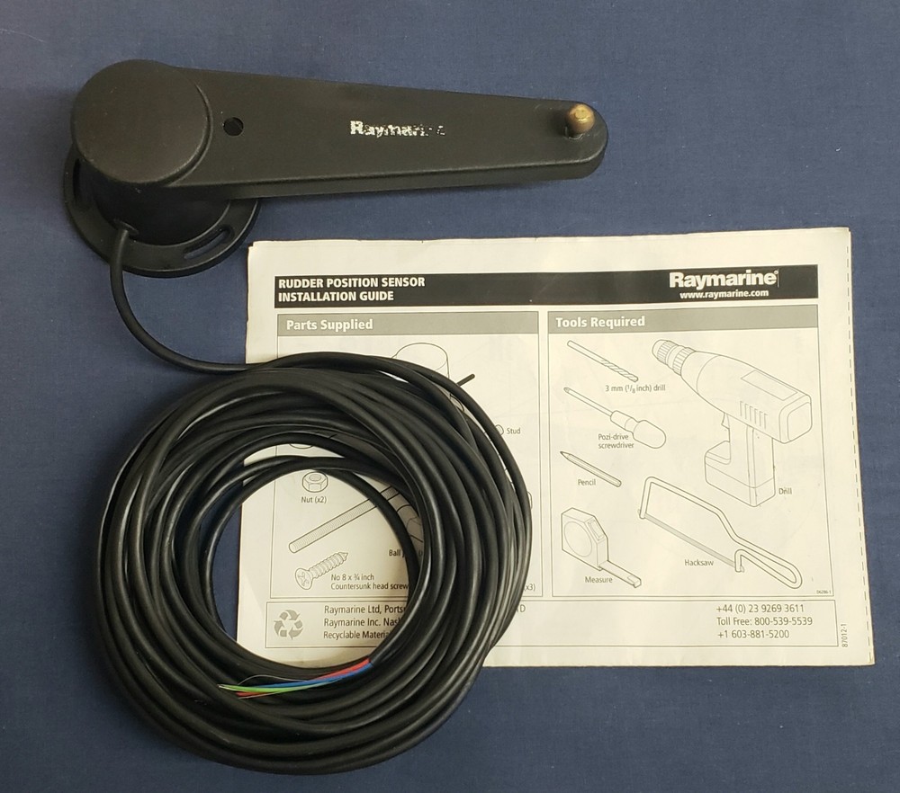 Raymarine Autopilot Rotary Rudder Reference Position Sensor #M81105
