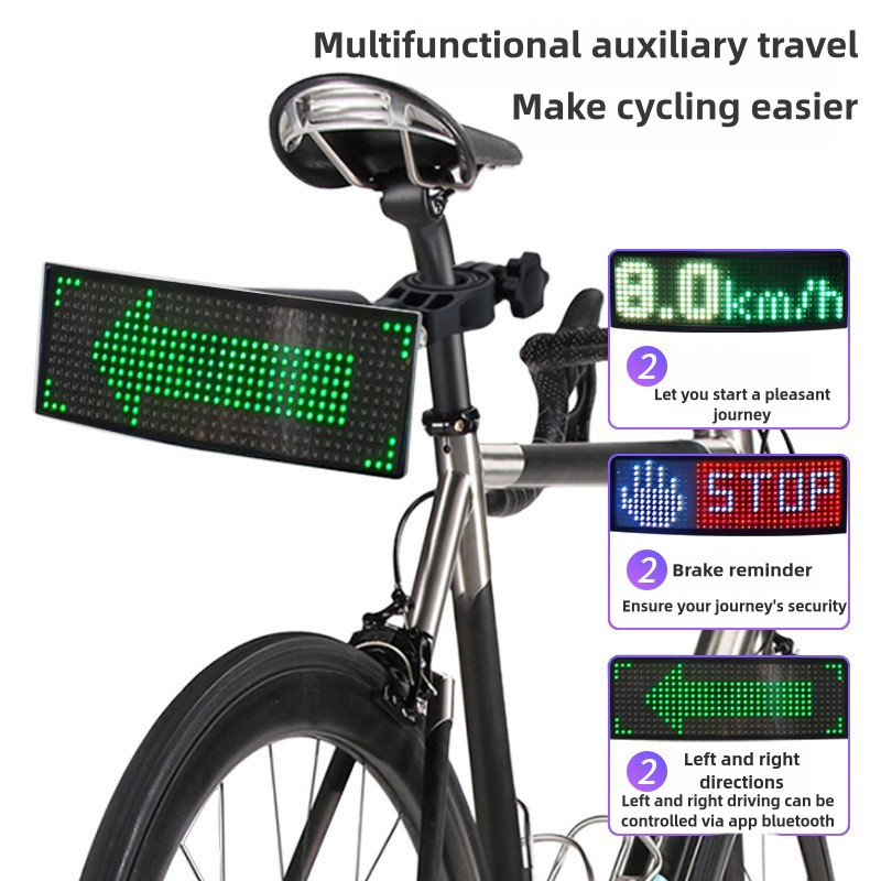 Bicycle Taillight,LED Taillight,App content edit,Bluetooth control