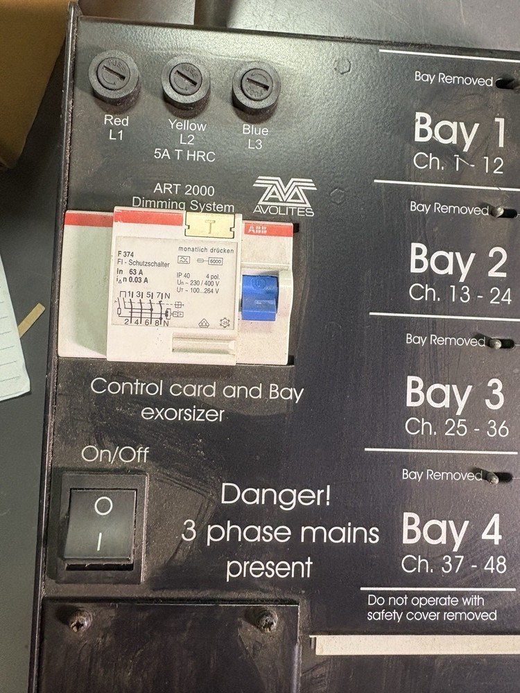 Avolites Art2000 Dimming System Control Card and Bay Exorsizer