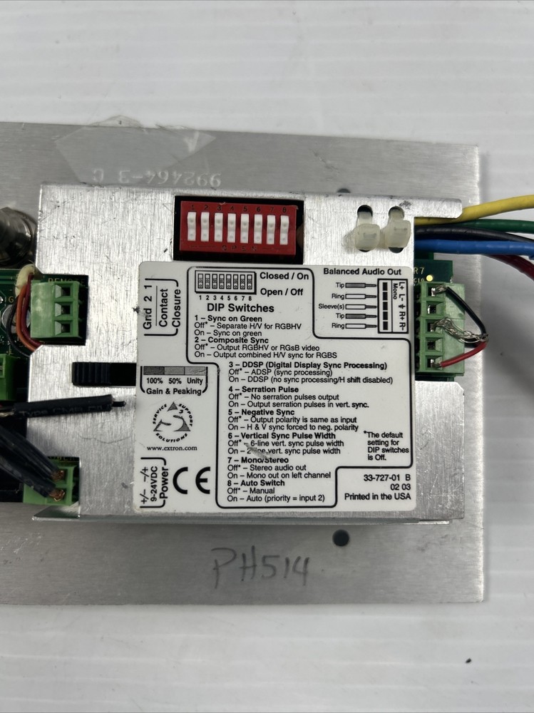 EXTRON RGB 474xi Two Input Architectural Interface