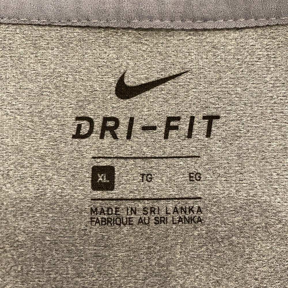 Nike 1/4 Quarter Zip Gray Duke Blue Devils Size L