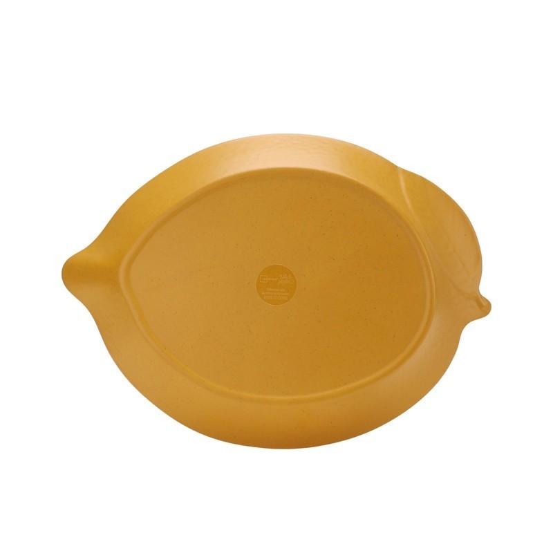 Kitchen Dinnerware Lemon Serve Platter Figural Dish Party Entertaining Decor