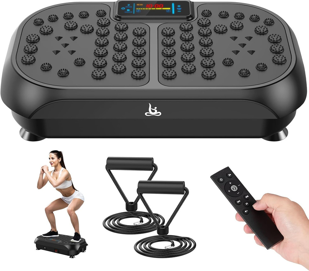 Vibration Plate Exercise Machine - Crazyfeb Vibration Plate for Lymphatic Draina