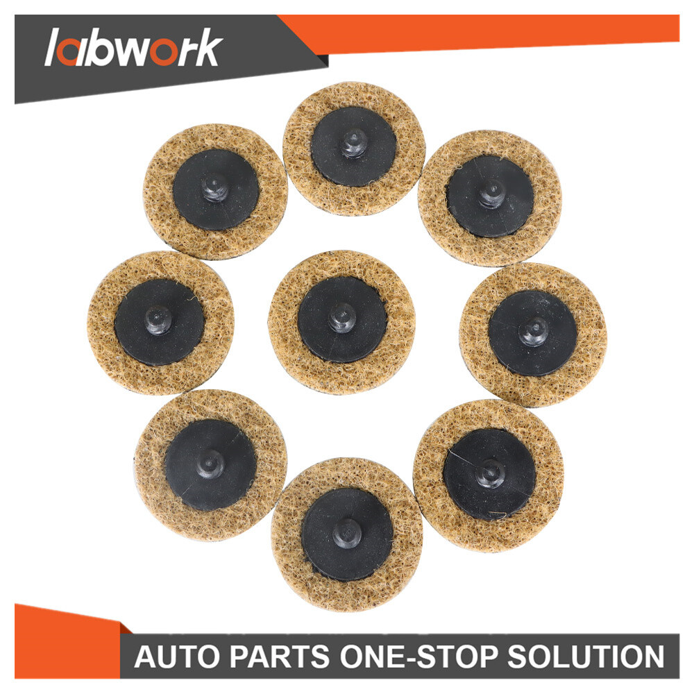 Labwork Coarse Surface Conditioning Discs Roll Lock Grinder Sanding Pad 50Pcs 2"