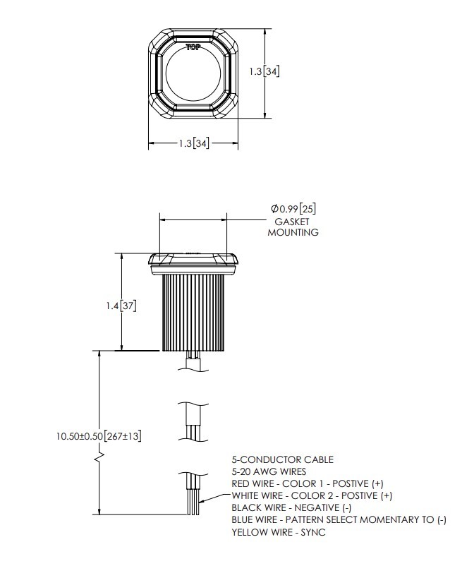 ECCO ELECT DIRECTIONAL LED DUAL COLOR FLUSH- ED9040BA