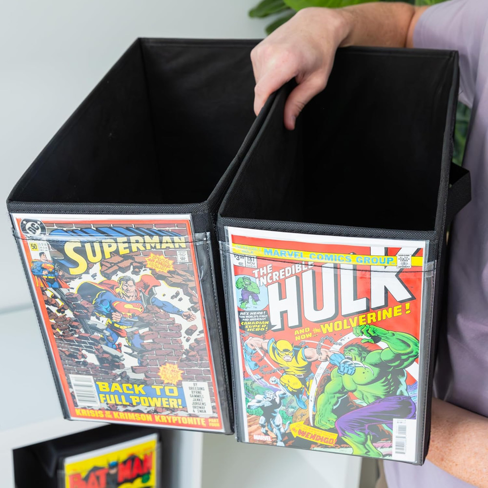 Comic Vision Comic Book Storage Box and Comic Book Display [Patent Pending] - Re