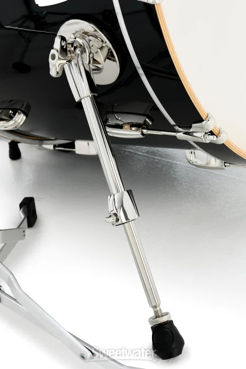 Slingerland Studio King 4-piece Shell Pack - Del Norte Black Lacquer