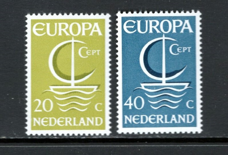 Netherlands 1966 EUROPA ISSUE CEPT SC 441-42 MNH