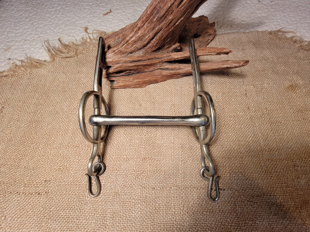Antique Solid Nickel Horse Bit